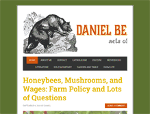 Tablet Screenshot of daniel-bearman.com